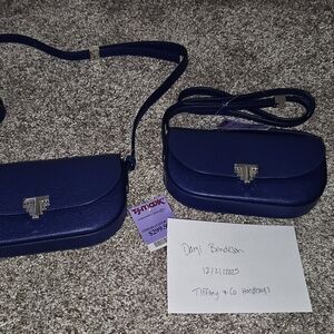 Tiffany & Co. Deep Blue Deco Crossbody Bag